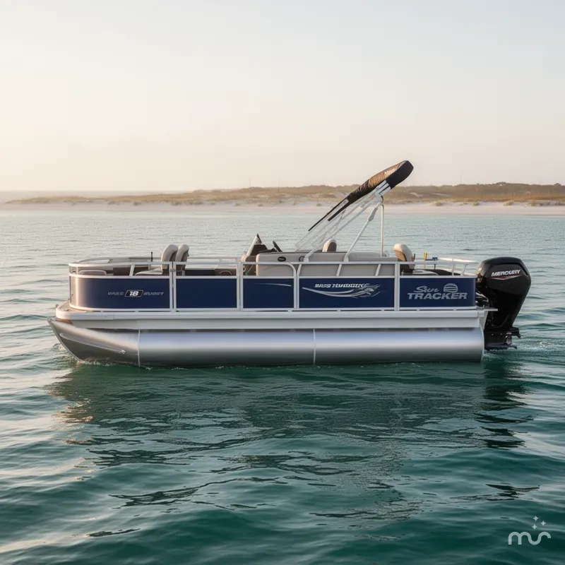 Slide: The Image of Sun Tracker Bass Buggy 18 DLX 2026 - 2