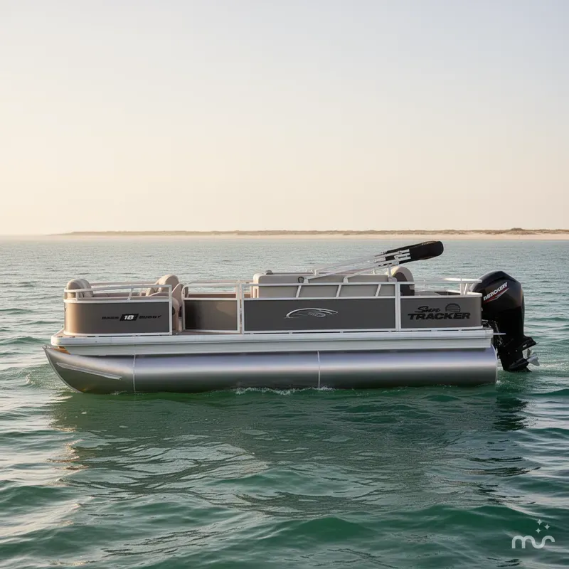 Slide: The Image of Sun Tracker Bass Buggy 18 DLX 2026 - 2
