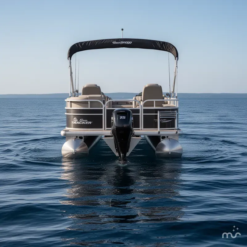 Slide: The Image of Sun Tracker Bass Buggy 18 DLX 2026 - 2