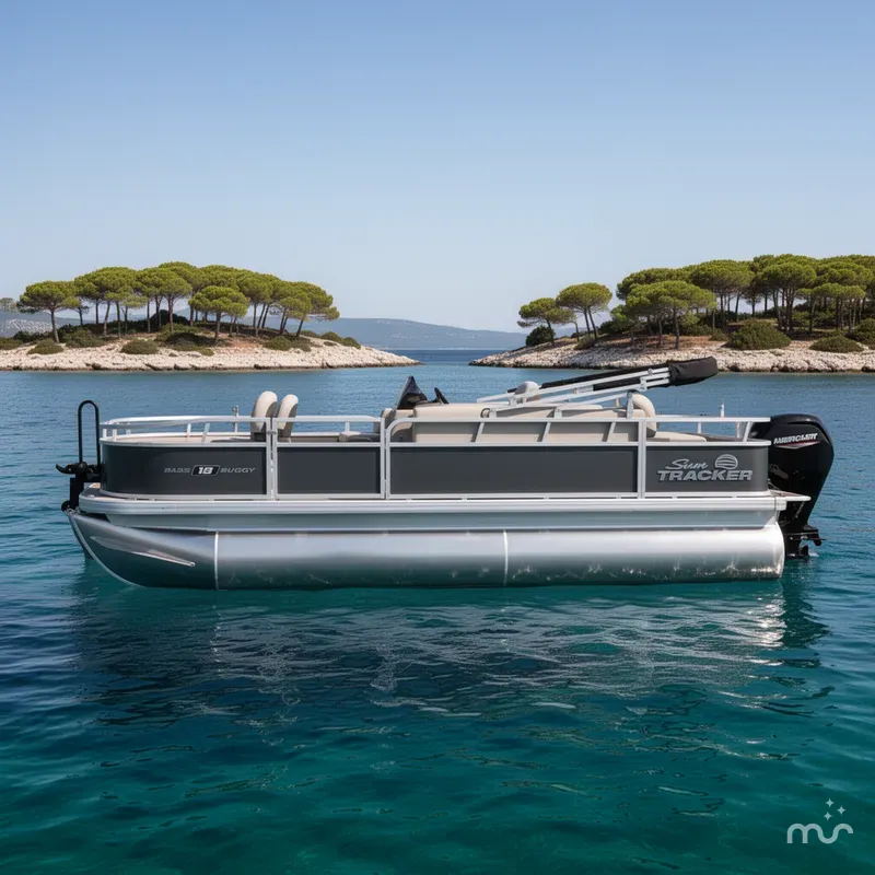 Slide: The Image of Sun Tracker Bass Buggy 18 DLX 2026 - 2