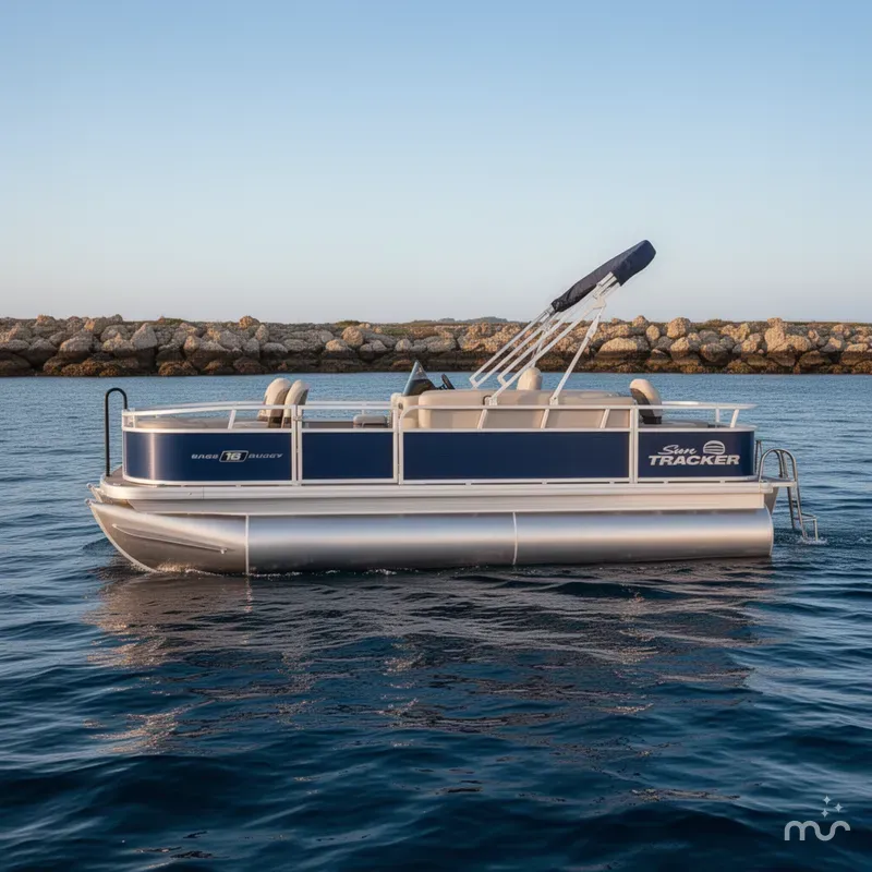 Slide: The Image of Sun Tracker Bass Buggy 18 DLX 2026 - 2