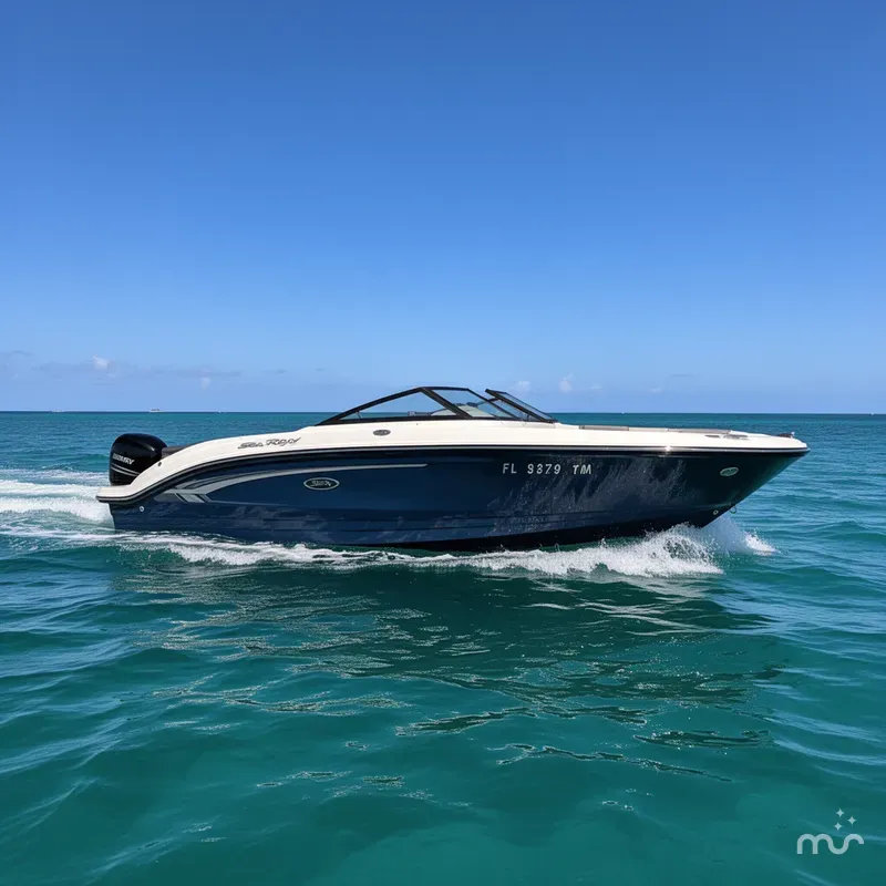 Slide: The Image of Sea Ray 21 SPX OB 2021 - 0