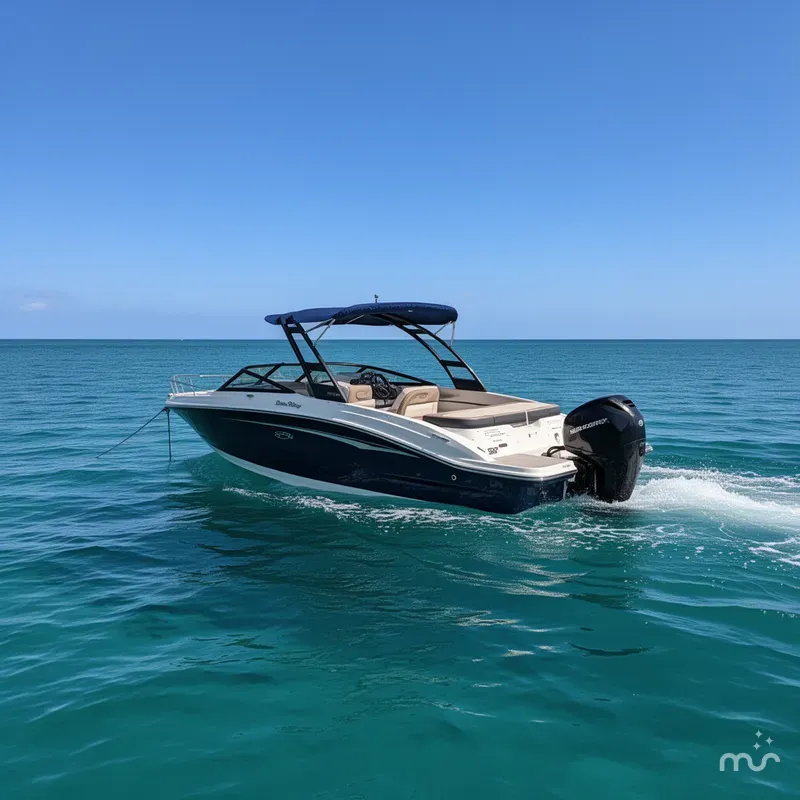 Slide: The Image of Sea Ray 21 SPX OB 2021 - 4