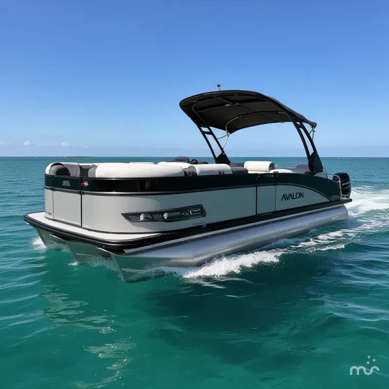 Slide: The Image of Avalon 2385 Catalina Quad Lounger, Tri Toon High Performance 2026 - 1