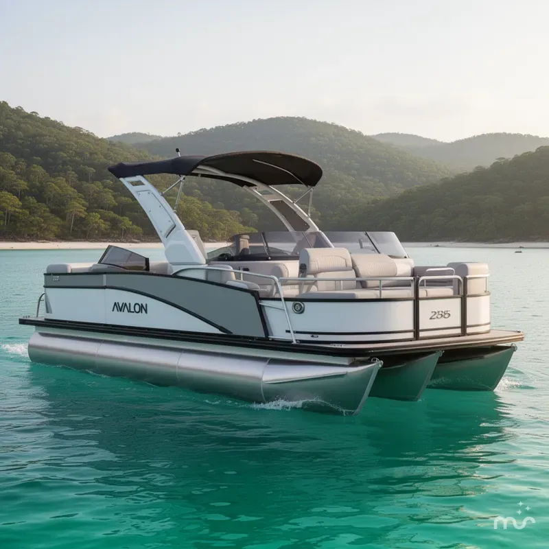 Slide: The Image of Avalon 2385 Catalina Windshield Quade Lounger Shift, Tri Toon, High Percormence 2026 - 2