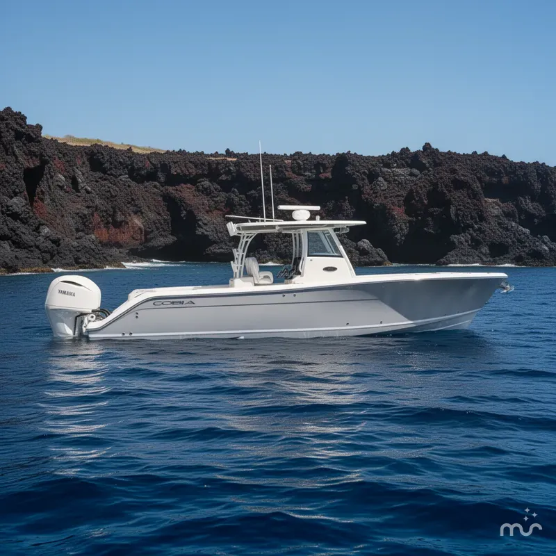 Slide: The Image of Cobia 350 Center Console 2026 - 2