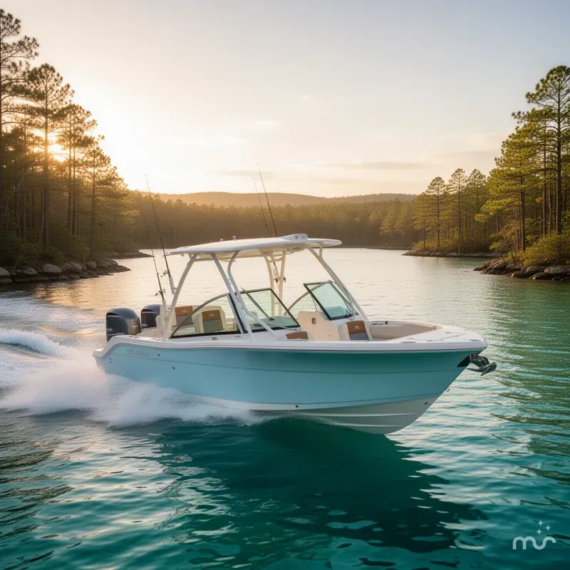 Slide: The Image of Cobia 240 Dual Console 2026 - 2