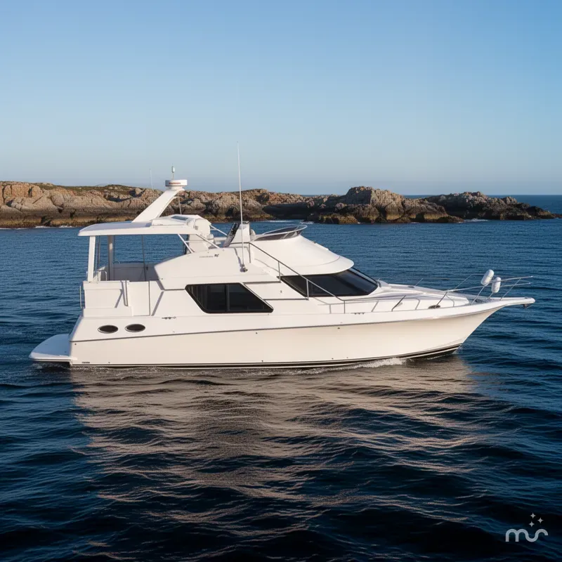 Slide: The Image of Silverton 392 Motor Yacht 2000 - 2