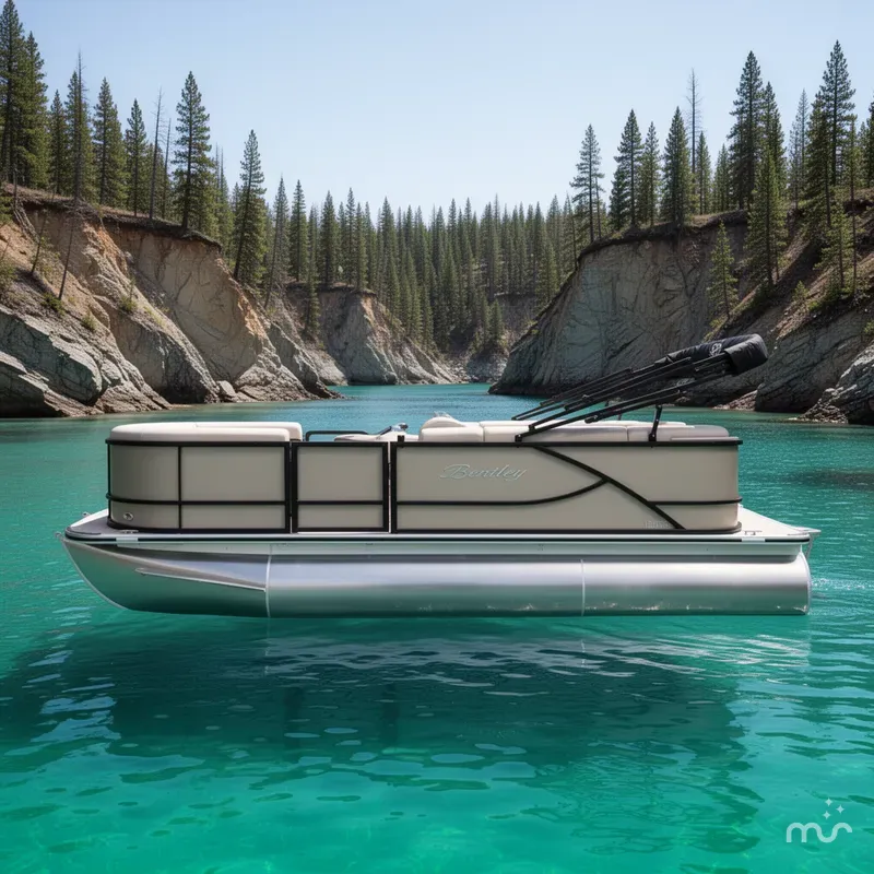 Slide: The Image of Bentley Pontoons LE 180CR 2026 - 2