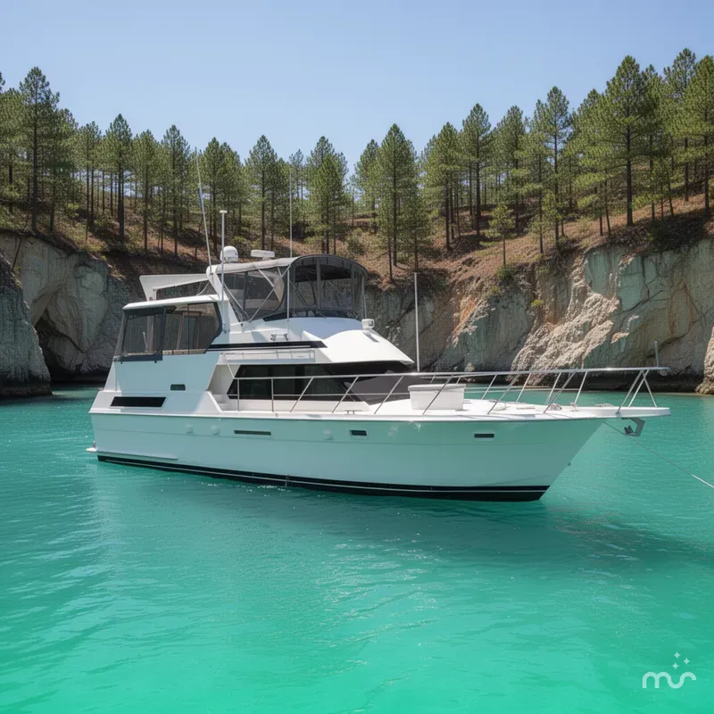 Slide: The Image of Hatteras 40 Motor Yacht 1991 - 2