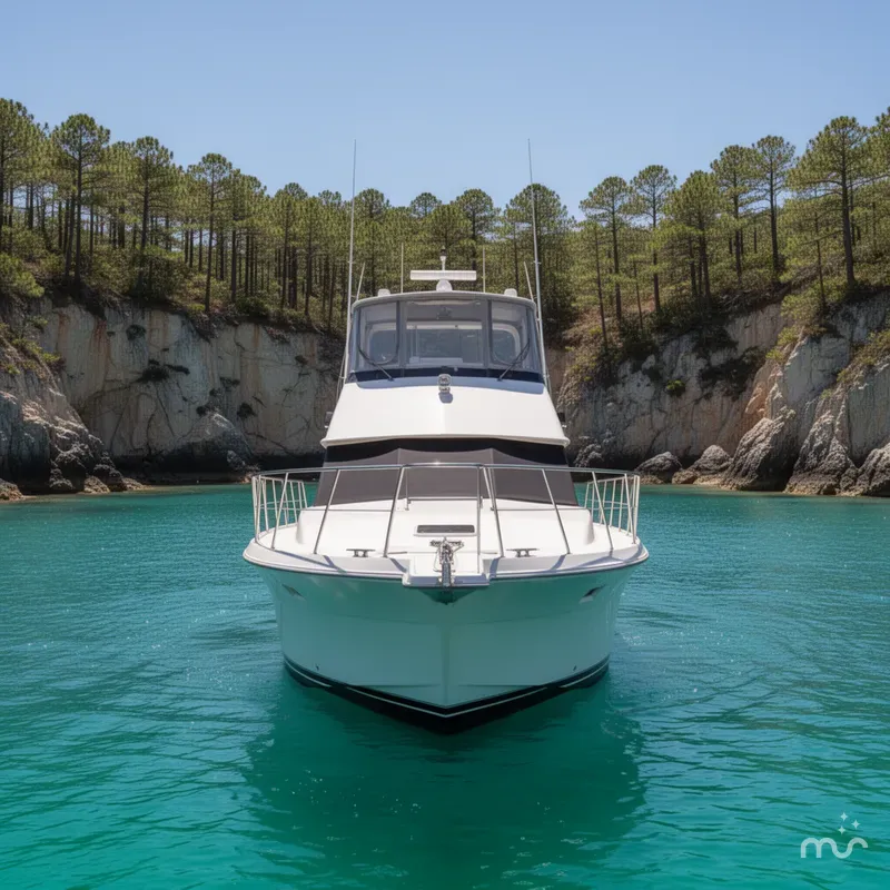 Slide: The Image of Hatteras 40 Motor Yacht 1991 - 3