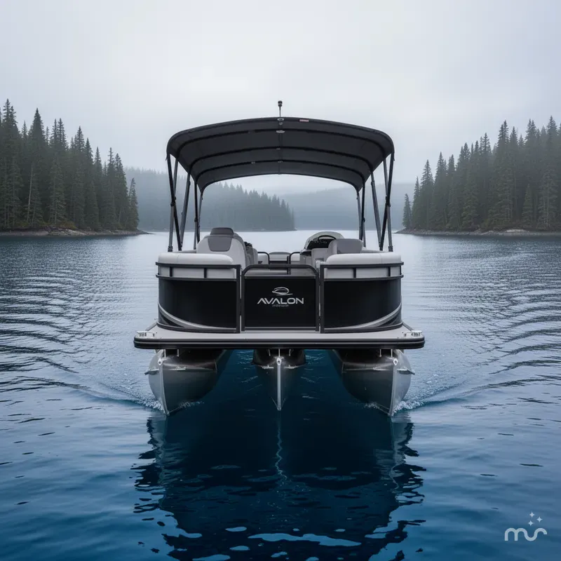Slide: The Image of Avalon 2385 LSZ Rear Fish, Tri Toon, High Performance 2026 - 1