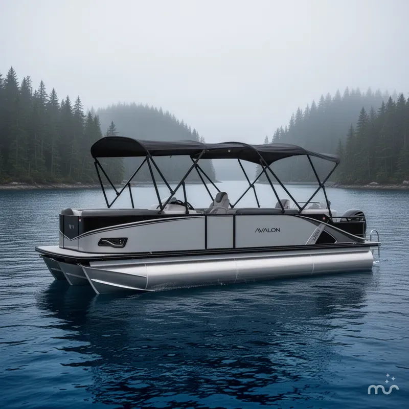 Slide: The Image of Avalon 2385 LSZ Rear Fish, Tri Toon, High Performance 2026 - 2