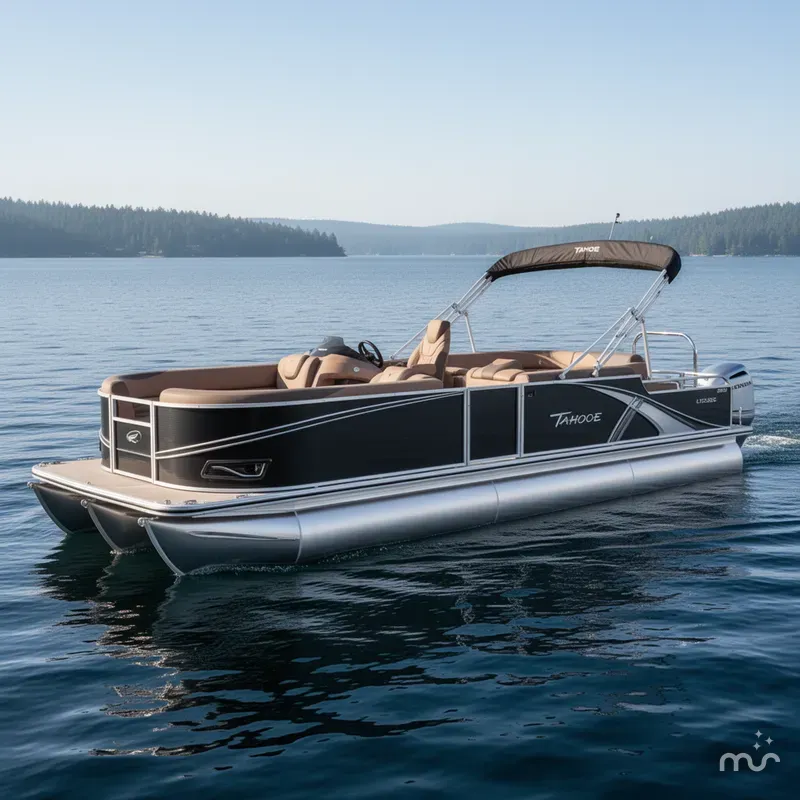 Slide: The Image of Tahoe LTZ 2385 Elite Cruise Tritoon & Honda 4-Stroke EFI 2026 - 0