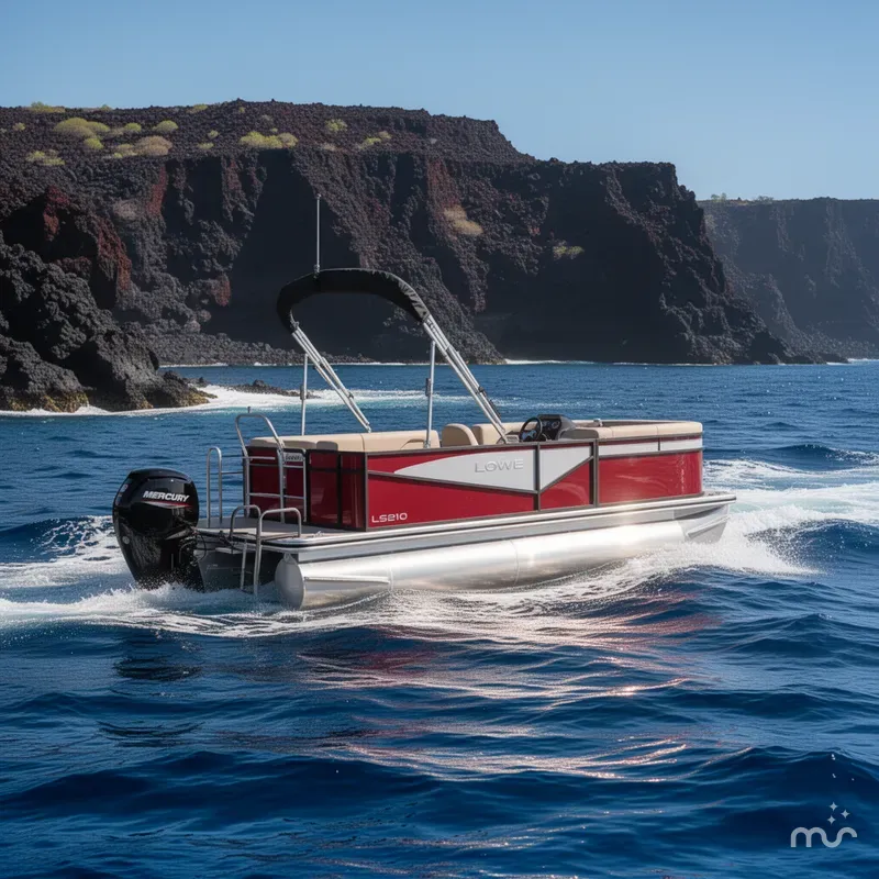 Slide: The Image of Lowe LS L-Shaped 190 w/ 60HP Mercury! 2026 - 2