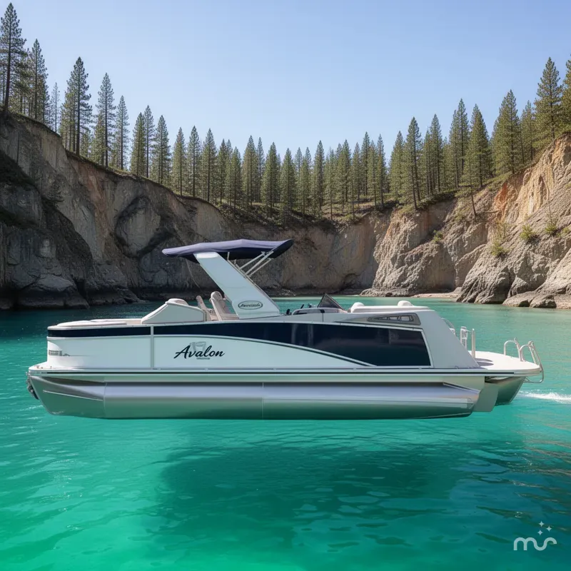 Slide: The Image of Avalon Waketoon 23' w/ 6.2L Mercury Bravo Four! 2025 - 2
