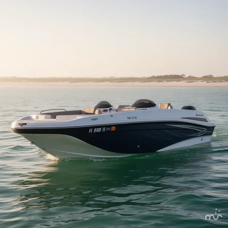 Slide: The Image of Hurricane Sundeck Sport 218 OB 2022 - 2