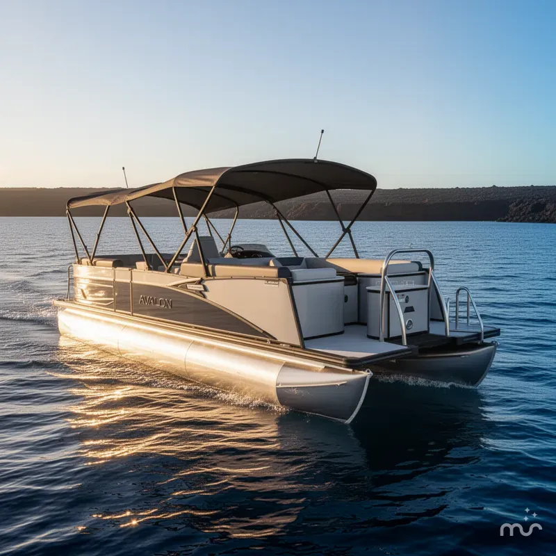 Slide: The Image of Avalon 2385 Catalina Quad Lounger, Tri Toon High Performance 2026 - 4
