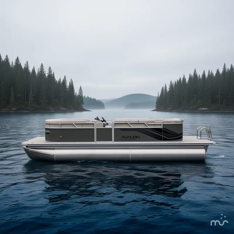Slide: The Image of Avalon Venture 85 21 CRUISE-115HP 2026 - 2
