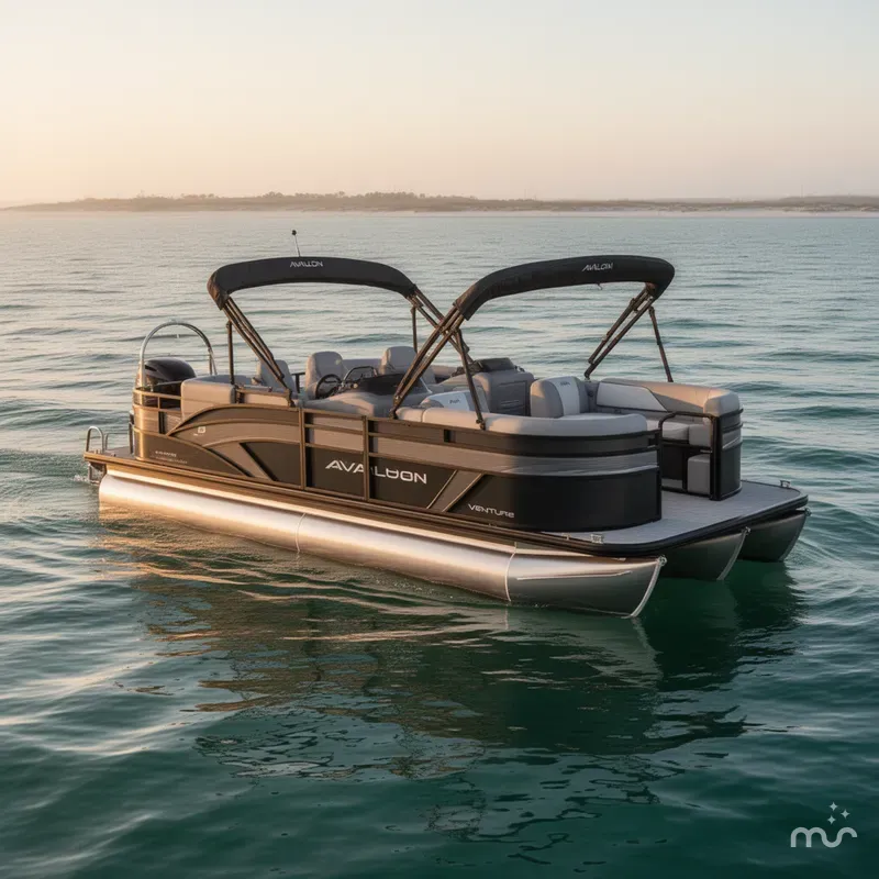 Slide: The Image of Avalon Venture 85 23 REAR BENCH-140HP 2026 - 0