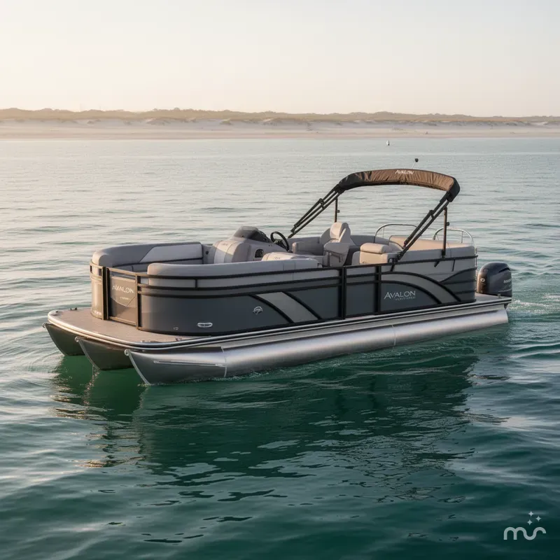 Slide: The Image of Avalon Venture 85 23 REAR BENCH-140HP 2026 - 1
