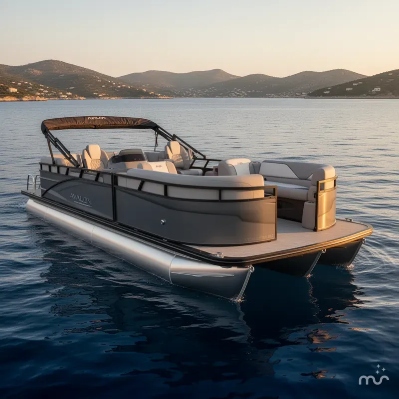 Slide: The Image of Avalon Venture 85 23 QUAD LOUNGER-140HP 2026 - 2