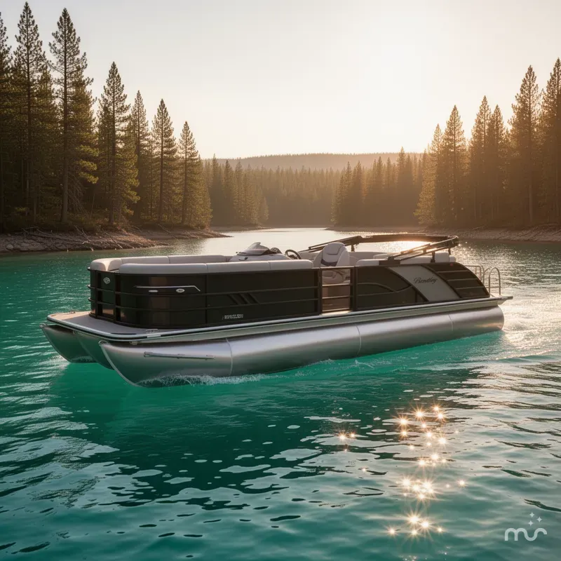 Slide: The Image of Bentley Pontoons Elite 253 Swingback Bench 2026 - 4