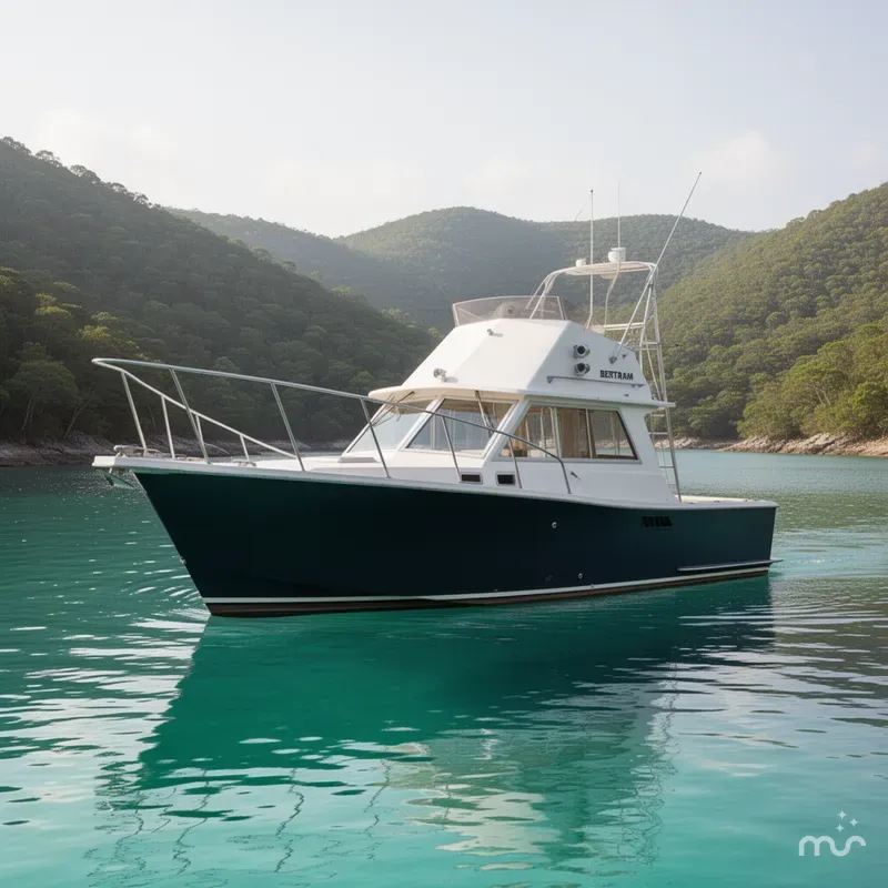 The Image of Bertram 31 Flybridge Cruiser 1974 - 0