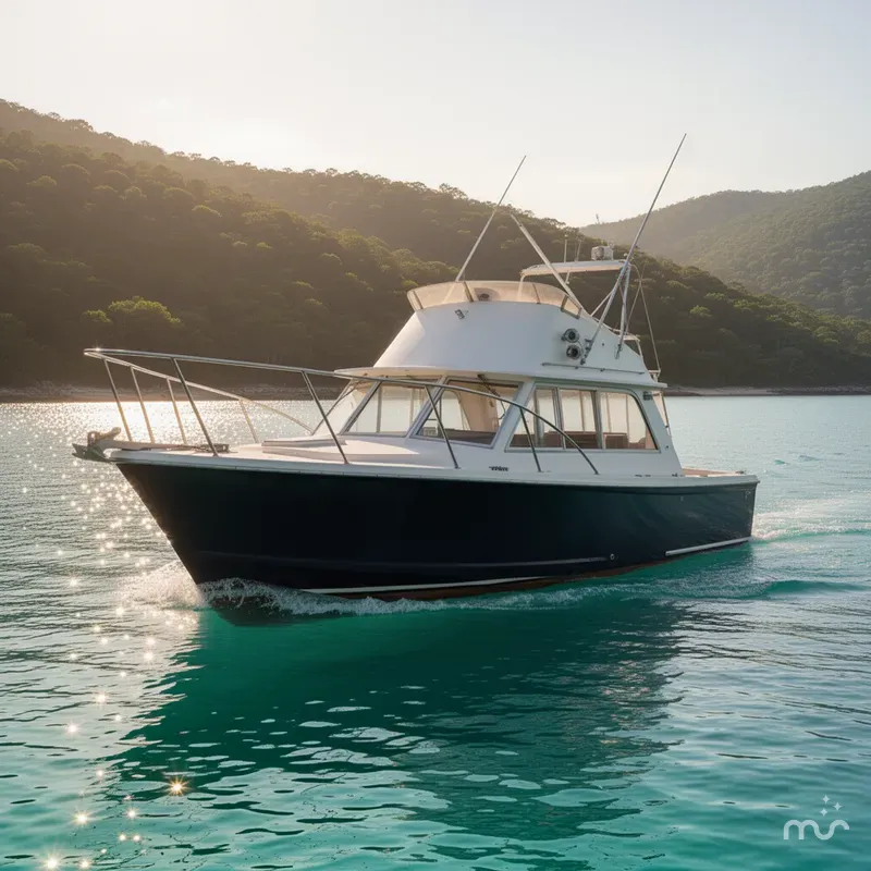 Slide: The Image of Bertram 31 Flybridge Cruiser 1974 - 2
