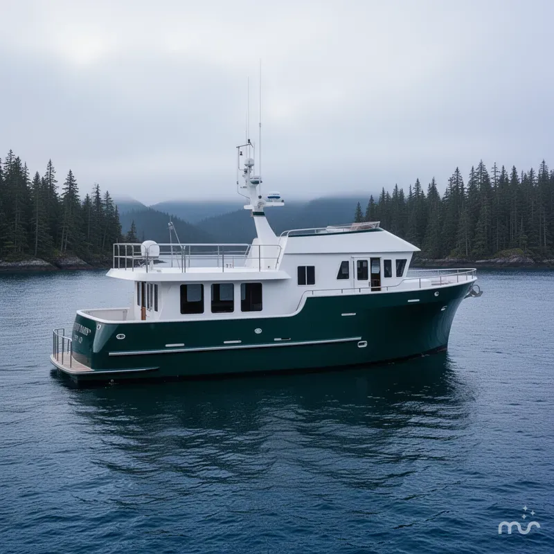 Slide: The Image of Northern Marine 57 Raised Pilothouse 2004 - 2