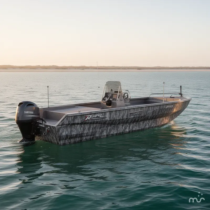 Slide: The Image of Reaper Boats 756 Step Transom 2026 - 2
