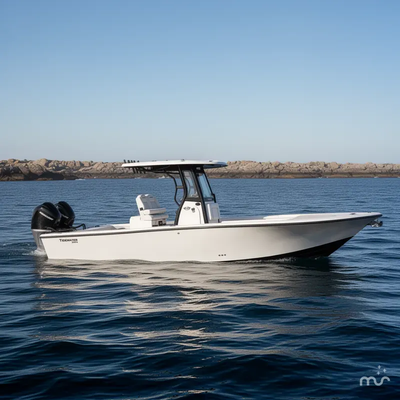 Slide: The Image of Tidewater 2700 Carolina Bay TWIN 300S-ONYX PKG 2026 - 2