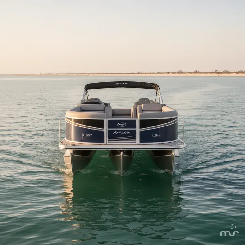 Slide: The Image of Avalon LSZ 25 QUAD LOUNGER-TRITOON 200HP 2026 - 2