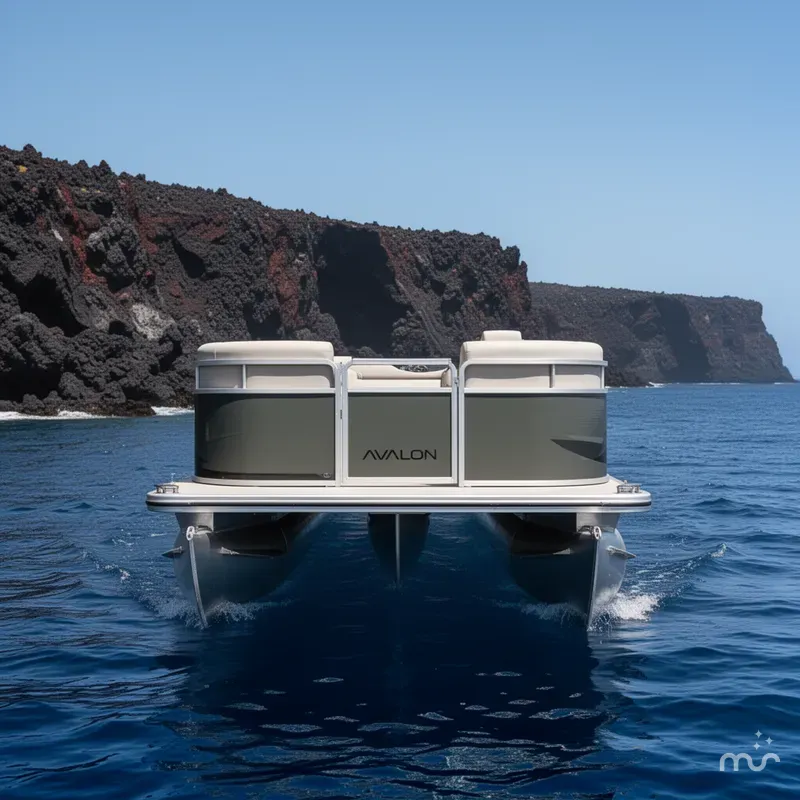 Slide: The Image of Avalon Venture 85 21 CRUISE-115HP 2026 - 1
