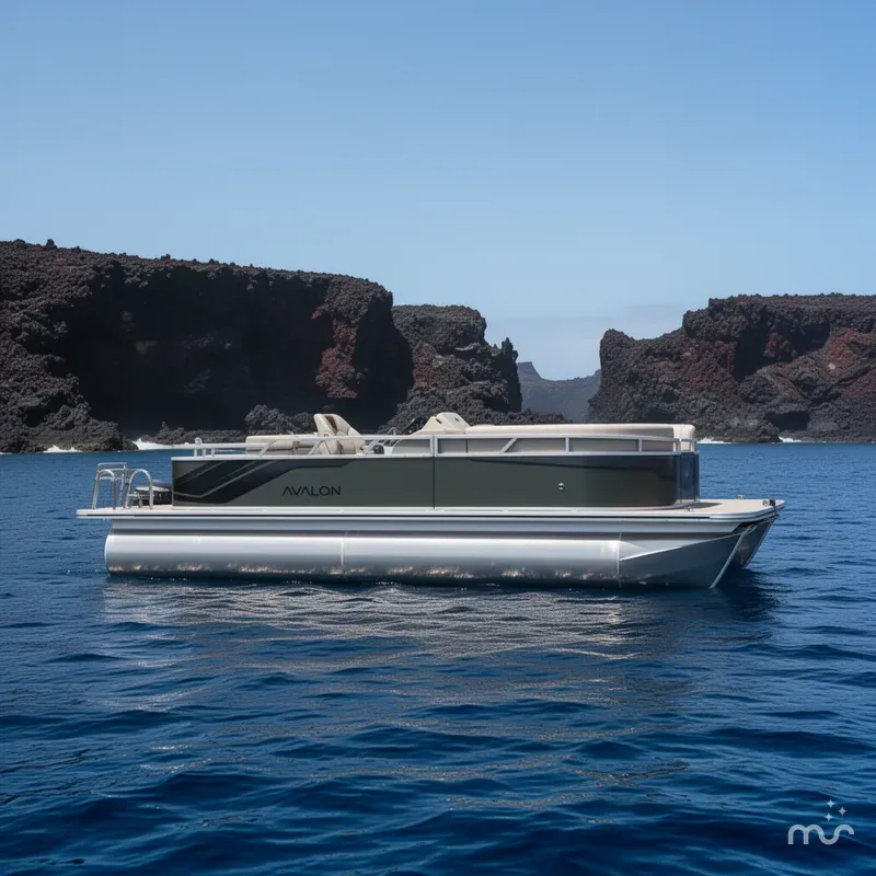 Slide: The Image of Avalon Venture 85 21 CRUISE-115HP 2026 - 2