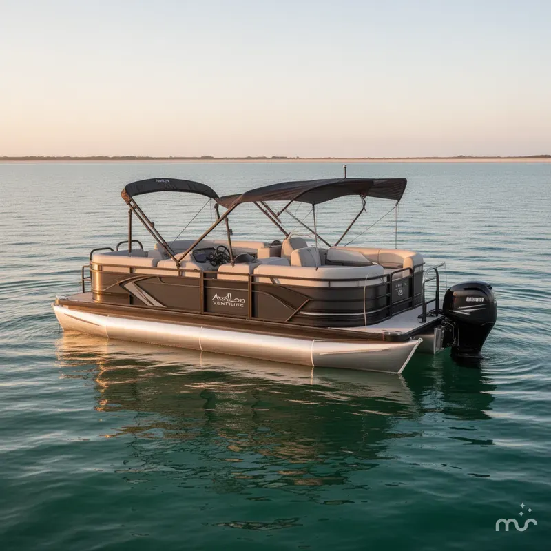 Slide: The Image of Avalon Venture 85 23 REAR BENCH-140HP 2026 - 0