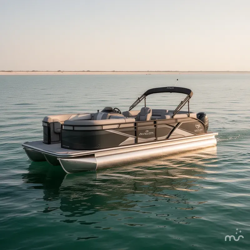 Slide: The Image of Avalon Venture 85 23 REAR BENCH-140HP 2026 - 2