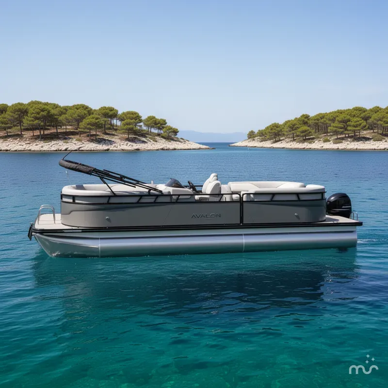 Slide: The Image of Avalon Venture 85 23 QUAD LOUNGER-140HP 2026 - 2