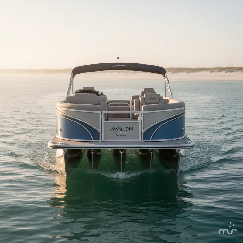 Slide: The Image of Avalon LSZ 23 QUAD LOUNGER-TRITOON 175HP 2026 - 2
