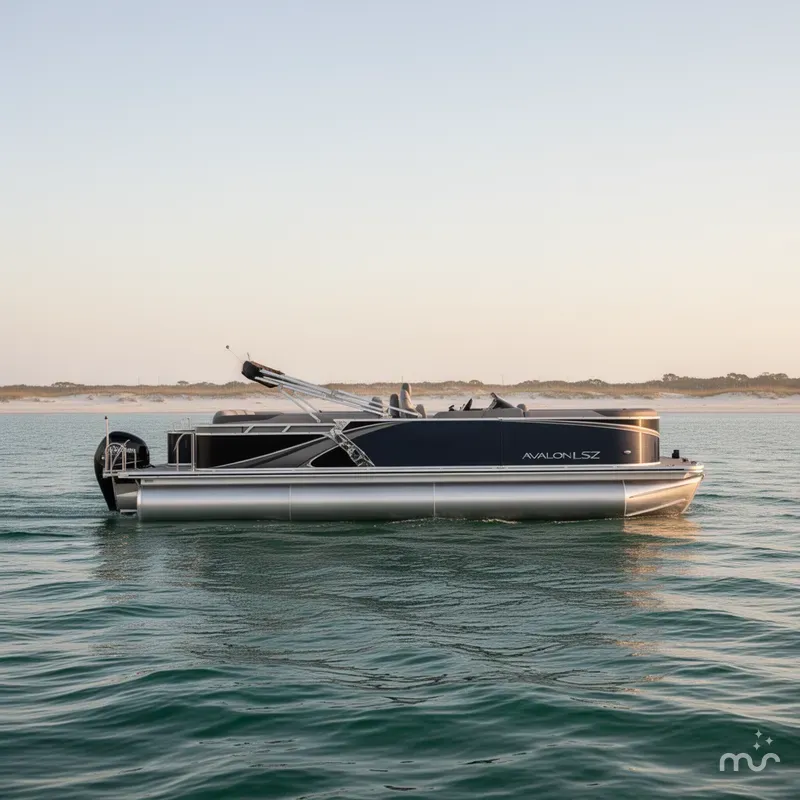 Slide: The Image of Avalon LSZ 25 QUAD LOUNGER-TRITOON 200HP 2026 - 2