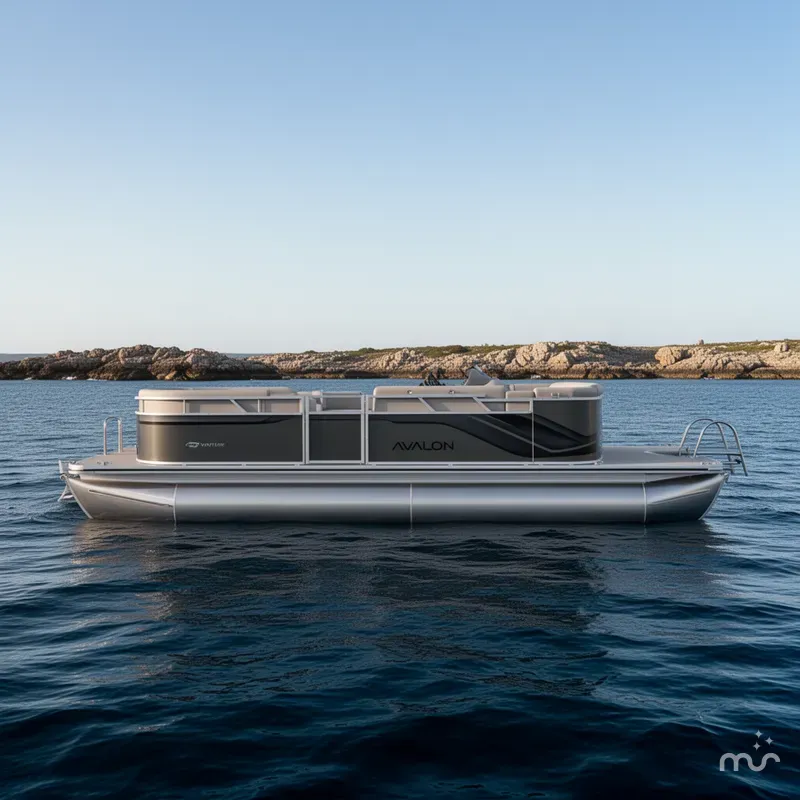 Slide: The Image of Avalon Venture 85 21 CRUISE-115HP 2026 - 2