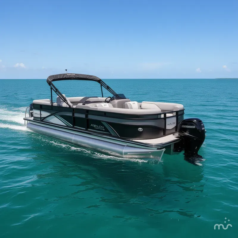 Slide: The Image of Avalon Venture 85 23 REAR BENCH-140HP 2026 - 1