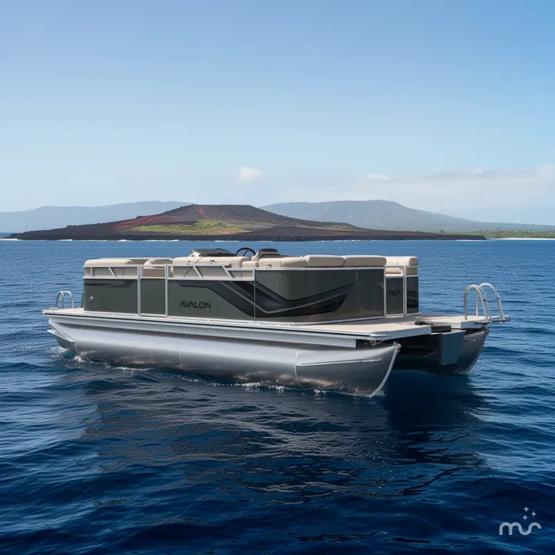 Slide: The Image of Avalon Venture 85 21 CRUISE-115HP 2026 - 2