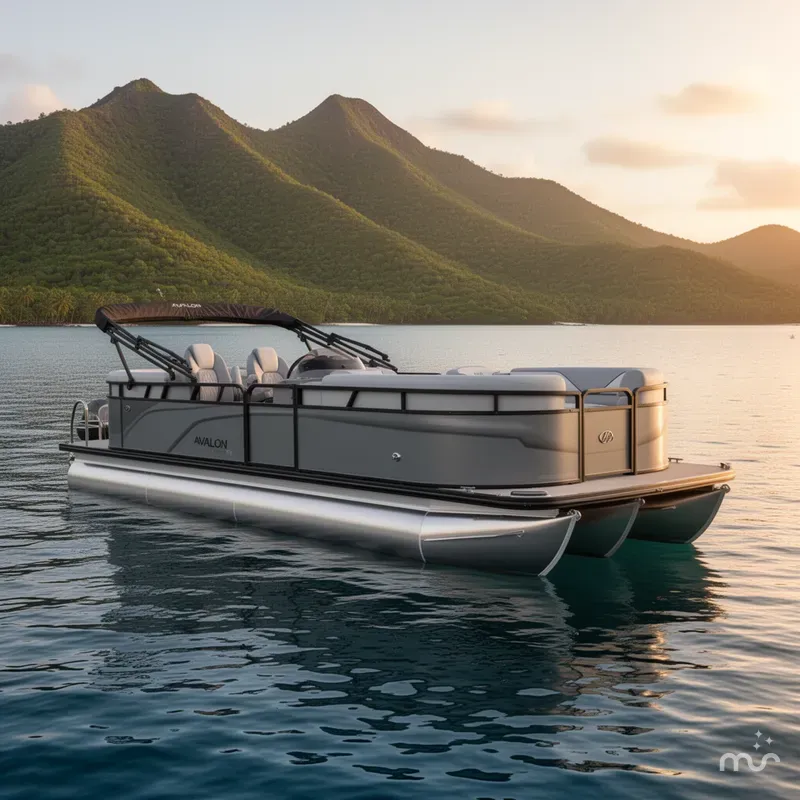 The Image of Avalon Venture 85 23 QUAD LOUNGER-140HP 2026 - 0