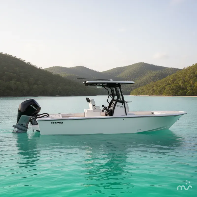 Slide: The Image of Tidewater 2700 Carolina Bay TWIN 300S-ONYX PKG 2026 - 2
