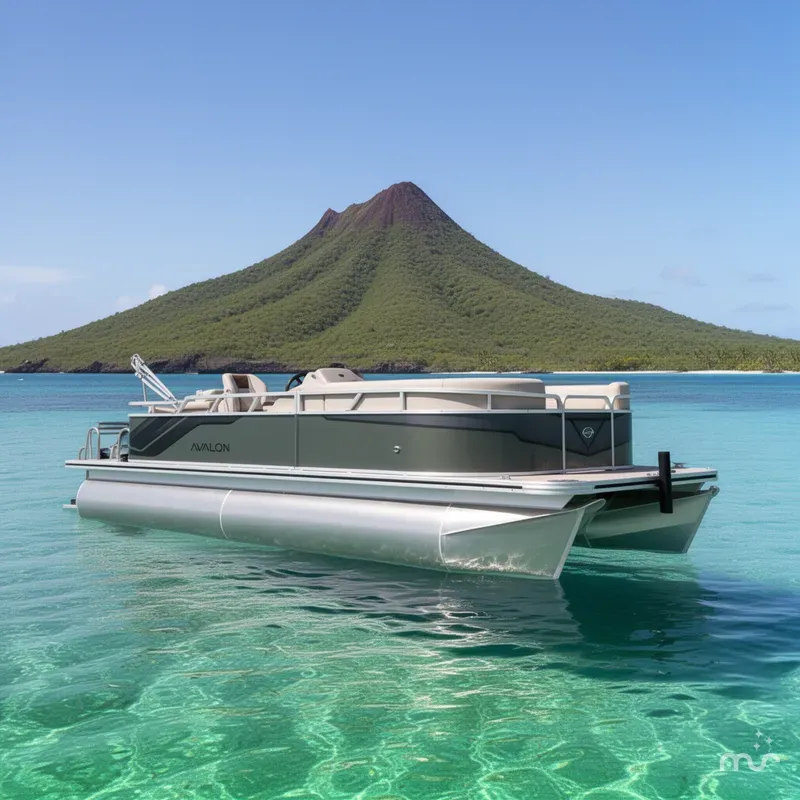 Slide: The Image of Avalon Venture 85 21 CRUISE-115HP 2026 - 2