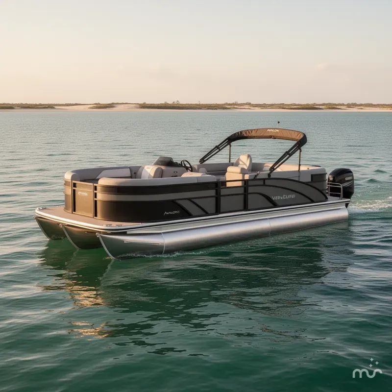 Slide: The Image of Avalon Venture 85 23 REAR BENCH-140HP 2026 - 1