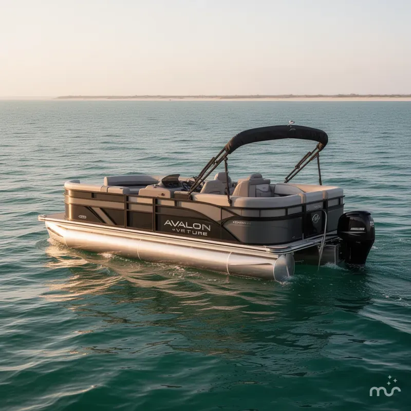 Slide: The Image of Avalon Venture 85 23 REAR BENCH-140HP 2026 - 2