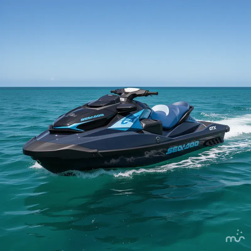 Slide: The Image of Sea-Doo GTX 230 Tech, Audio, iDF, iBR 2026 - 2