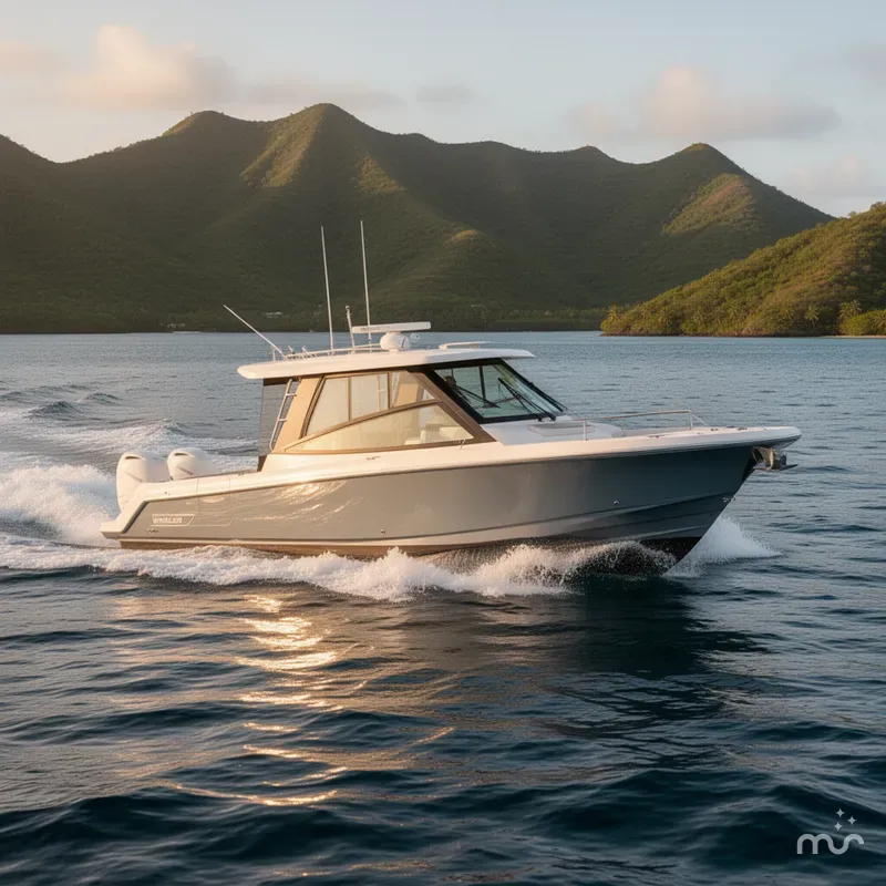 Slide: The Image of Boston Whaler 330 Vantage 2025 - 2